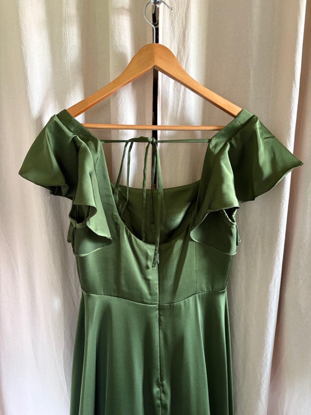 Azazie Olive Bondi Bridesmaid Dress, A10 - Picture 3 of 6